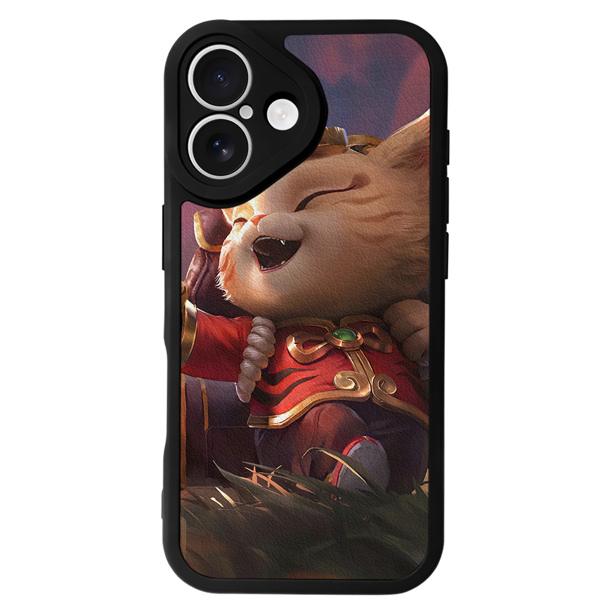 リーグ・オブ・レジェンド League of Legends LOL 【iPhone 16シリーズ対応】シリコンスマホケース（レザー調） 材質：シリコン